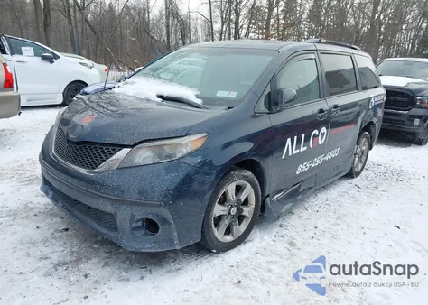 2011 Toyota Sienna Se from USA, damaged, VIN 5TDXK3DC0BS166758